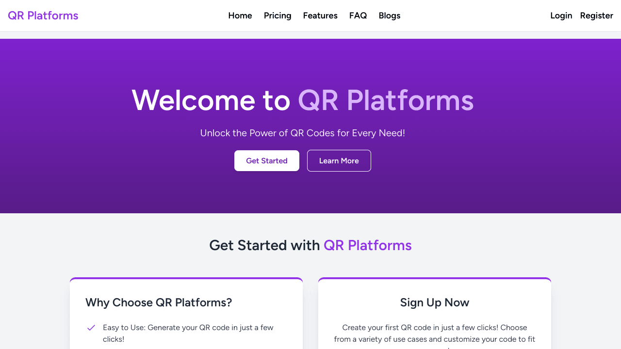 QR Platforms