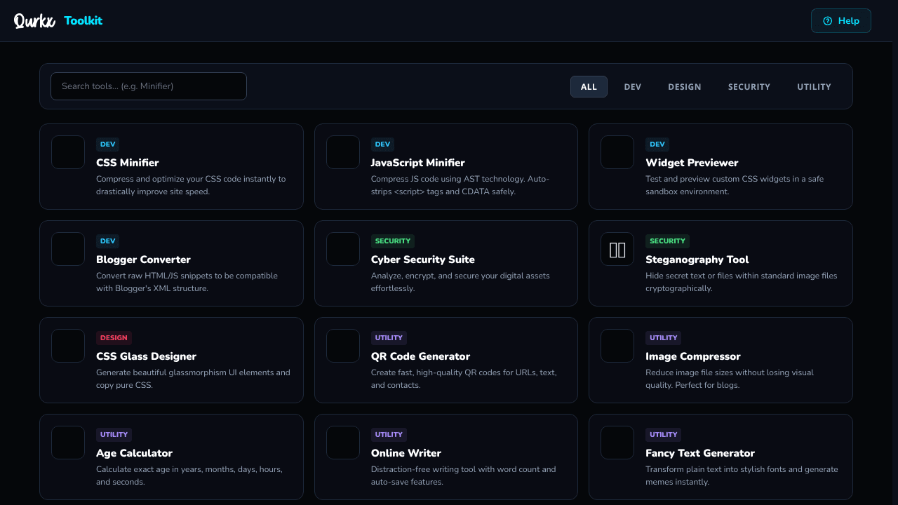 Qurkx Free Daily Tools