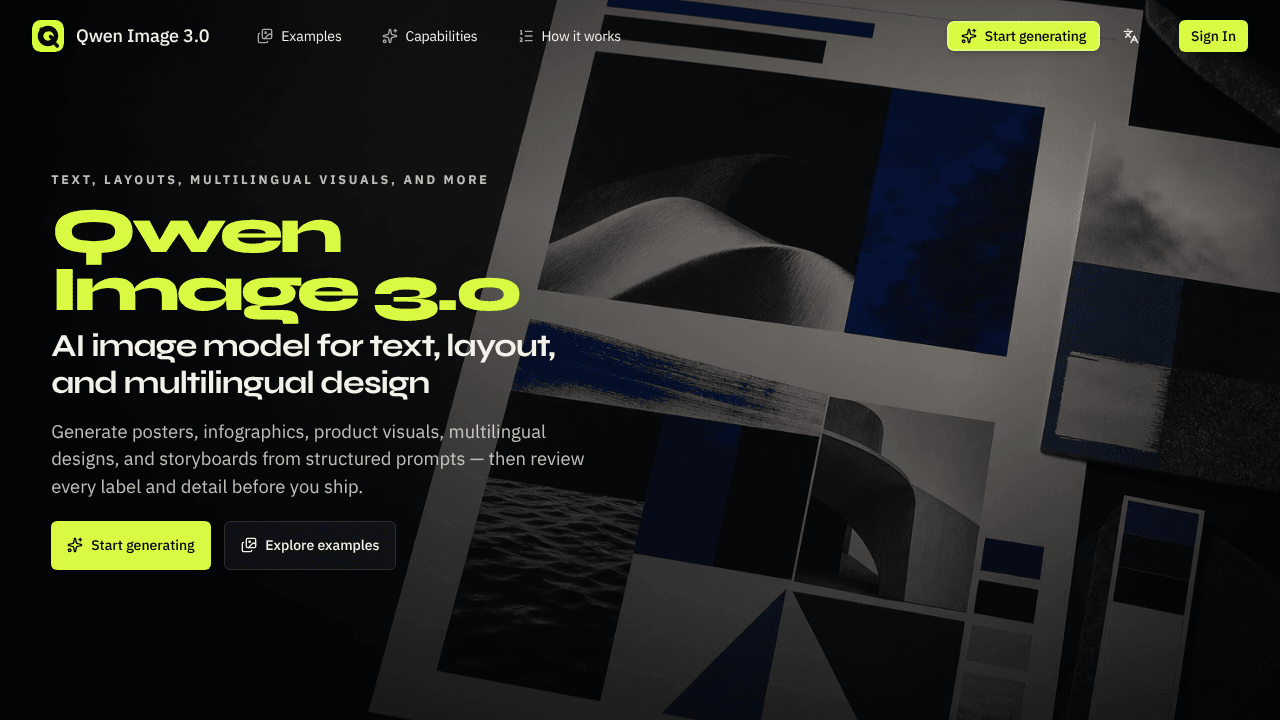 Qwen Image 3.0