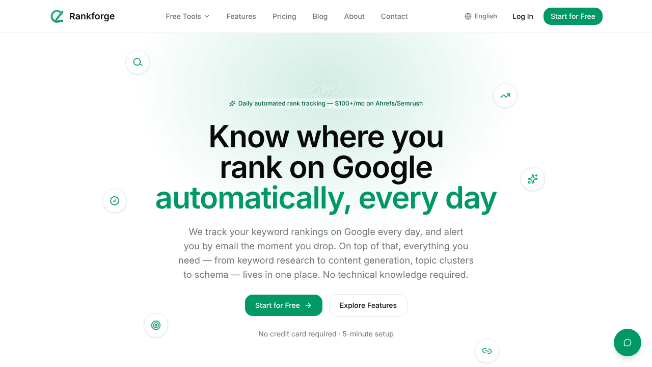 Rankforge — AI-Powered SEO Software
