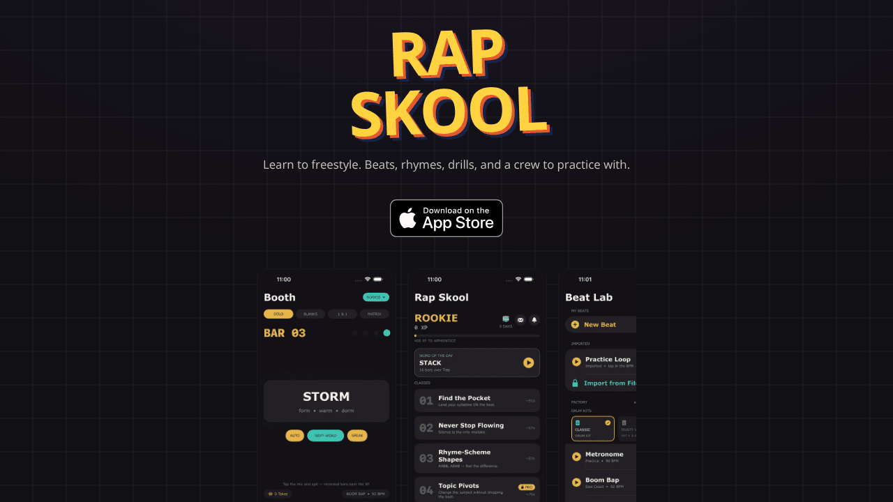 Rap Skool — Learn to Freestyle