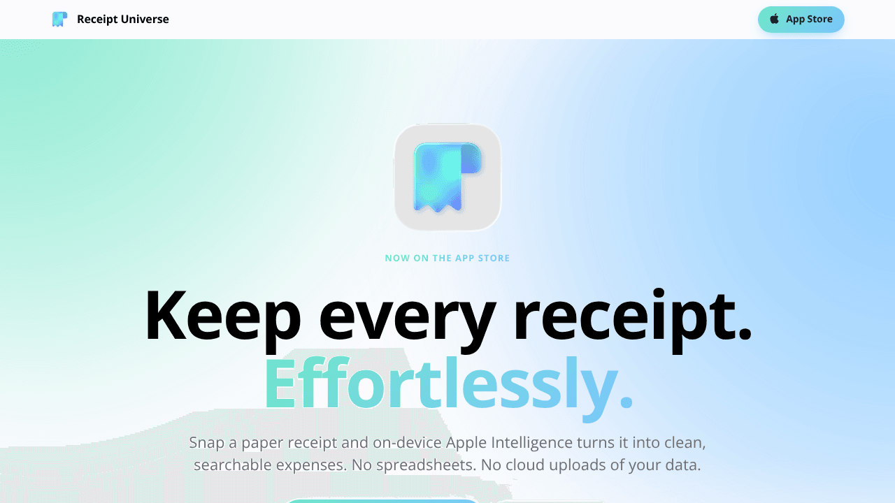 Receipt Universe