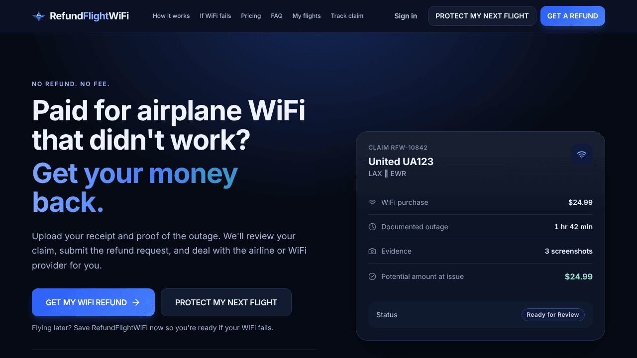 RefundFlightWiFi