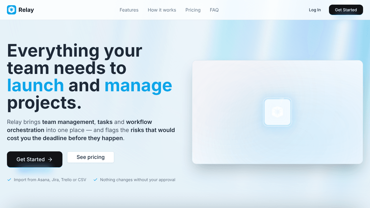 Relay Orchestrator