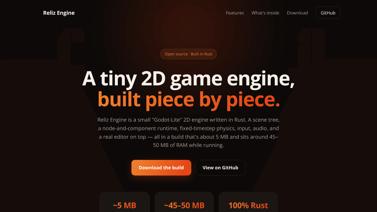 Reliz Engine —a tiny game engine in Rust