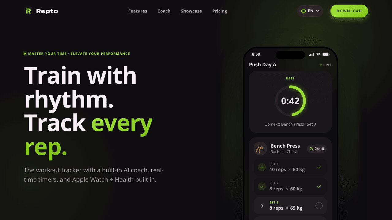Repto - Workout Tracker