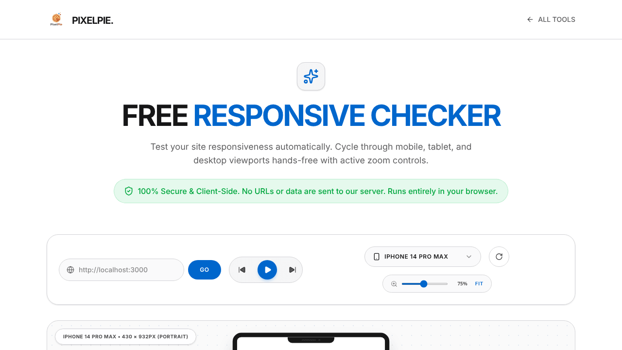 Responsive Checker | PixelPie