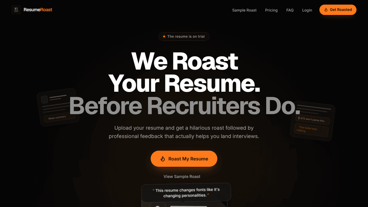 ResumeRoast