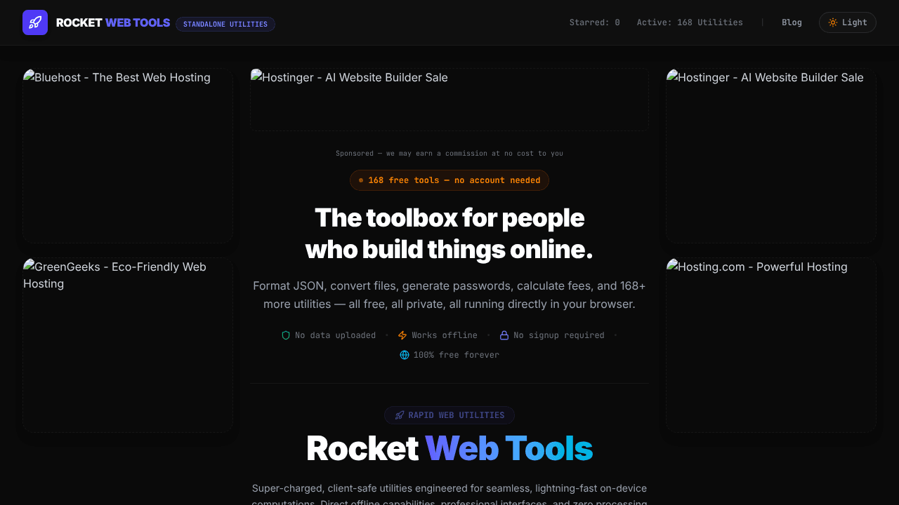 Rocket Web Tools