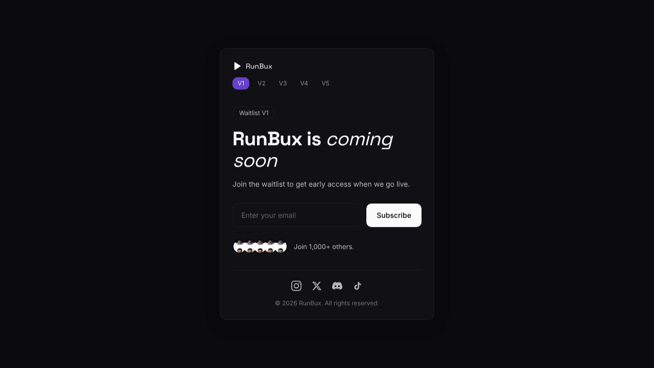 RunBux