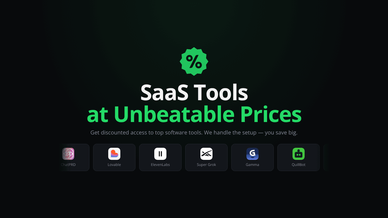SaaS Discount Codes