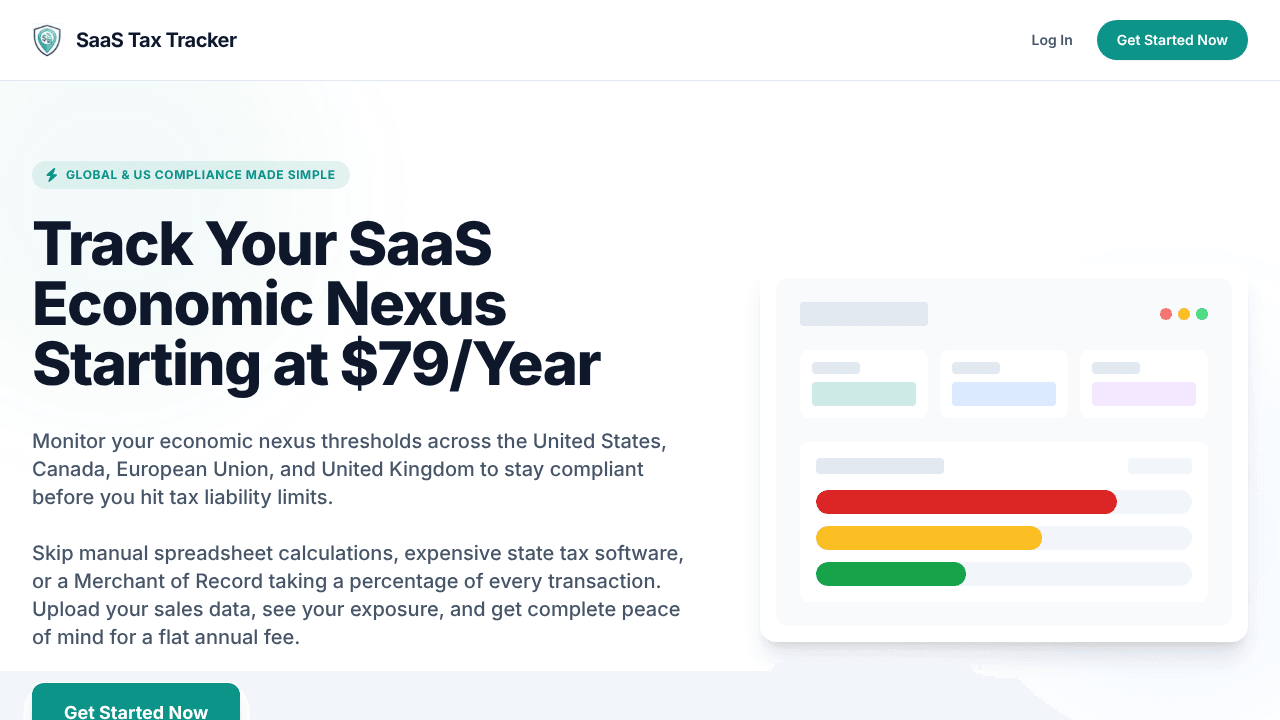 SaaS Tax Tracker
