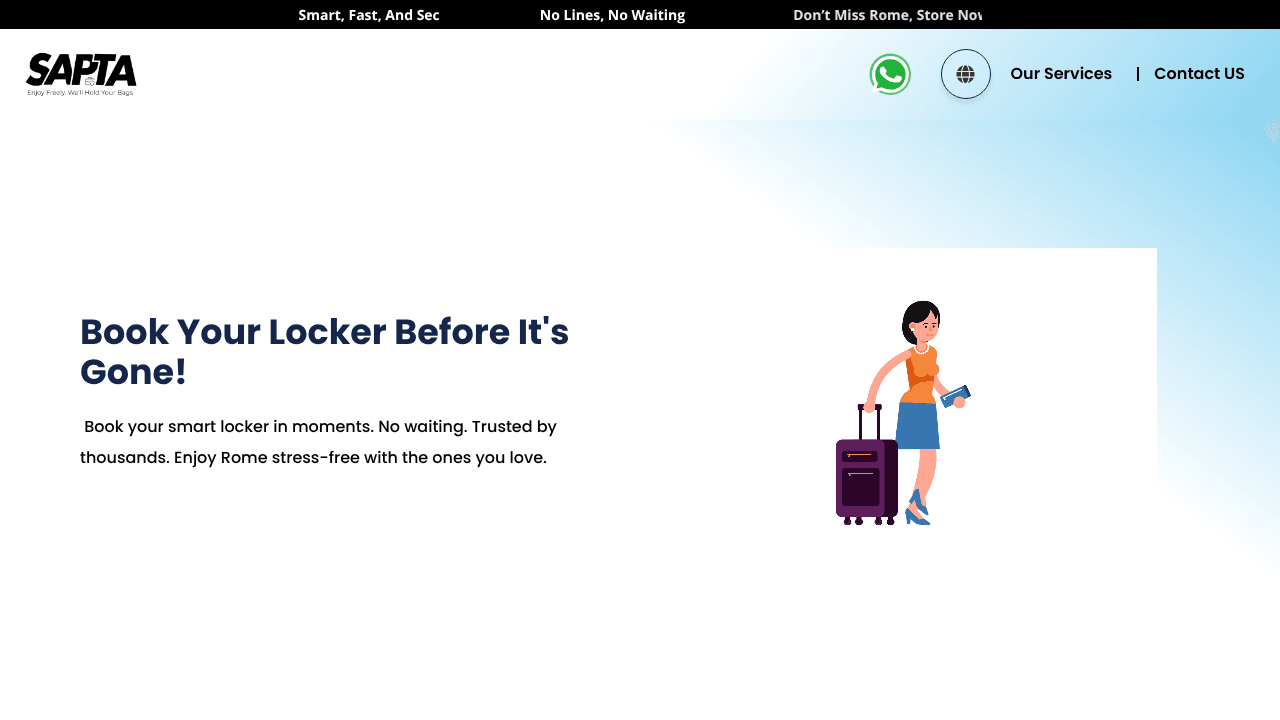 Sapta Luggage Storage and Transfers