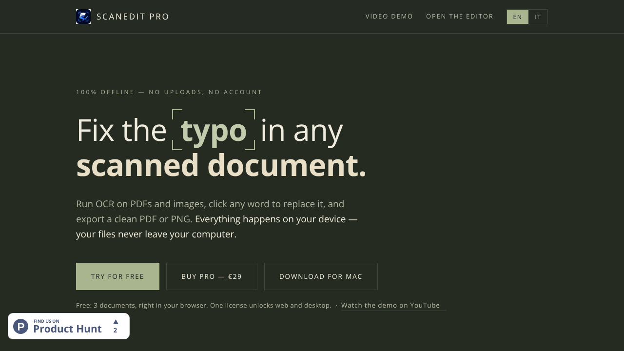 ScanEdit Pro