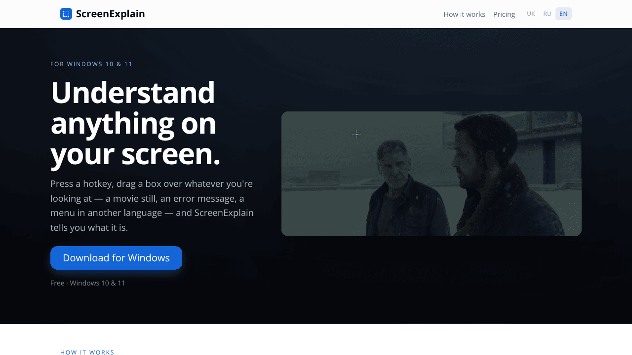 ScreenExplain —  anything on your screen