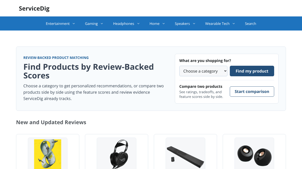 Servicedig - Product discovery