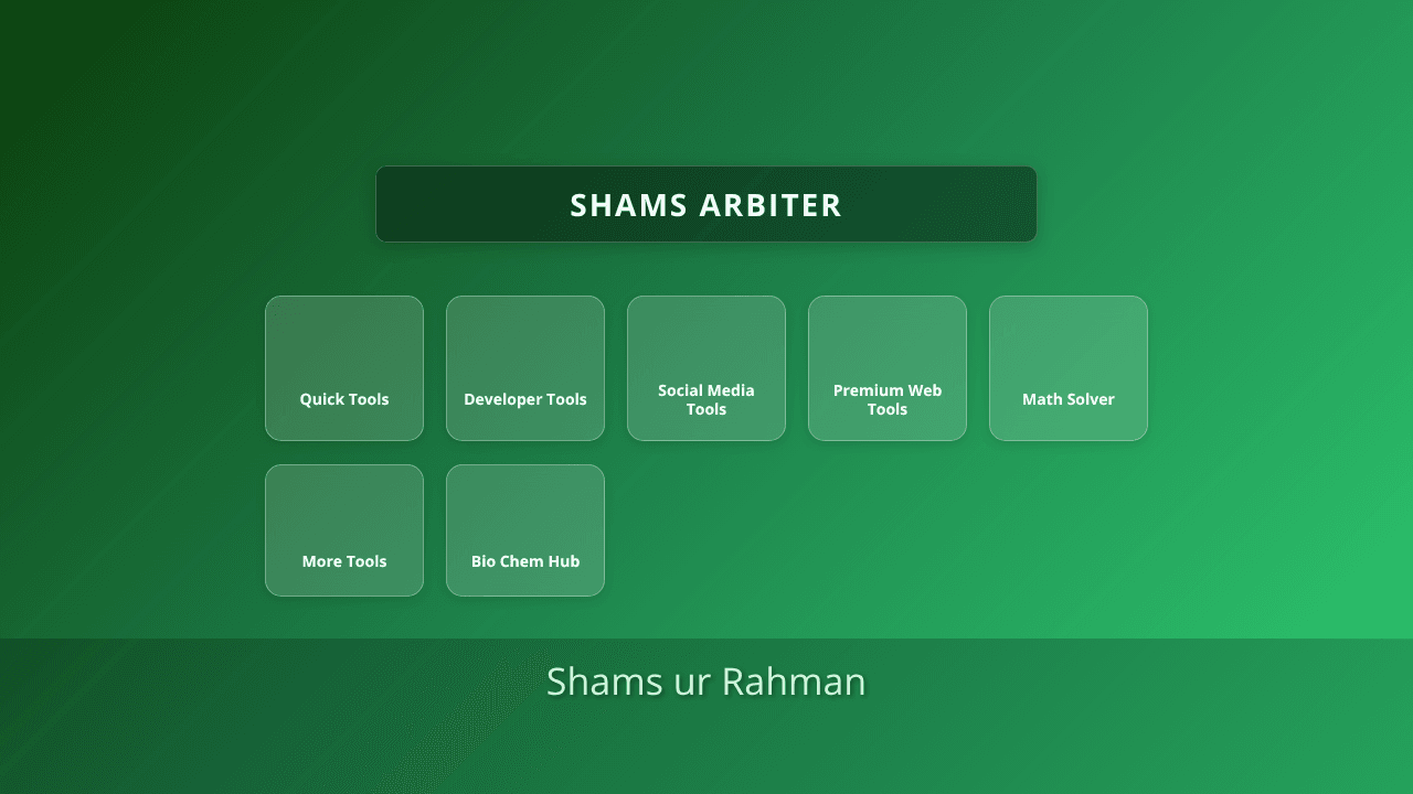 Shams Arbiter