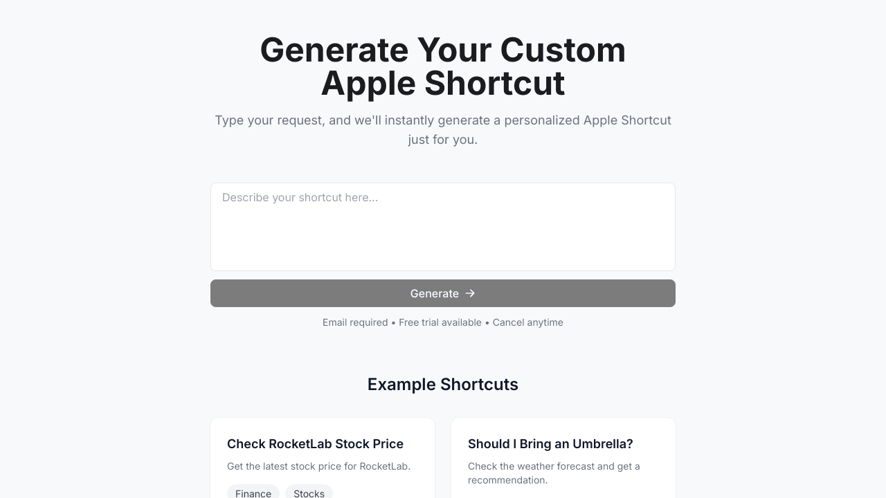 ShortcutBuilder