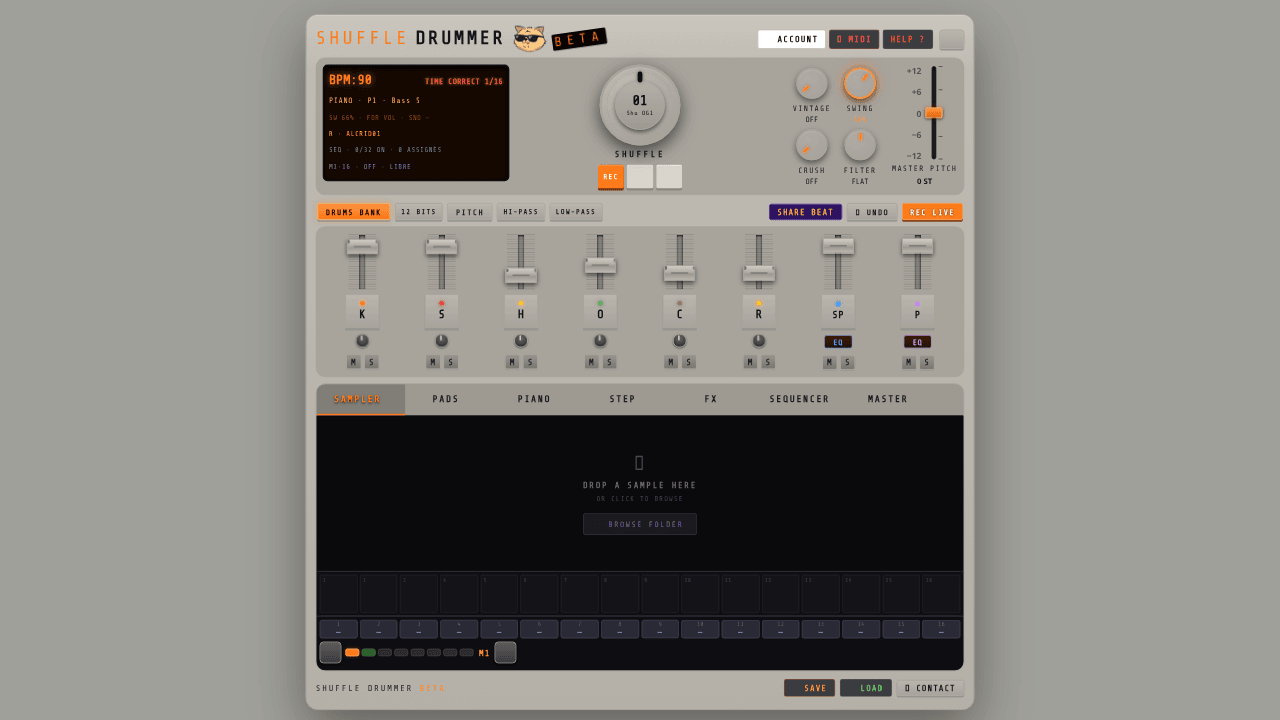 Shuffle Drummer