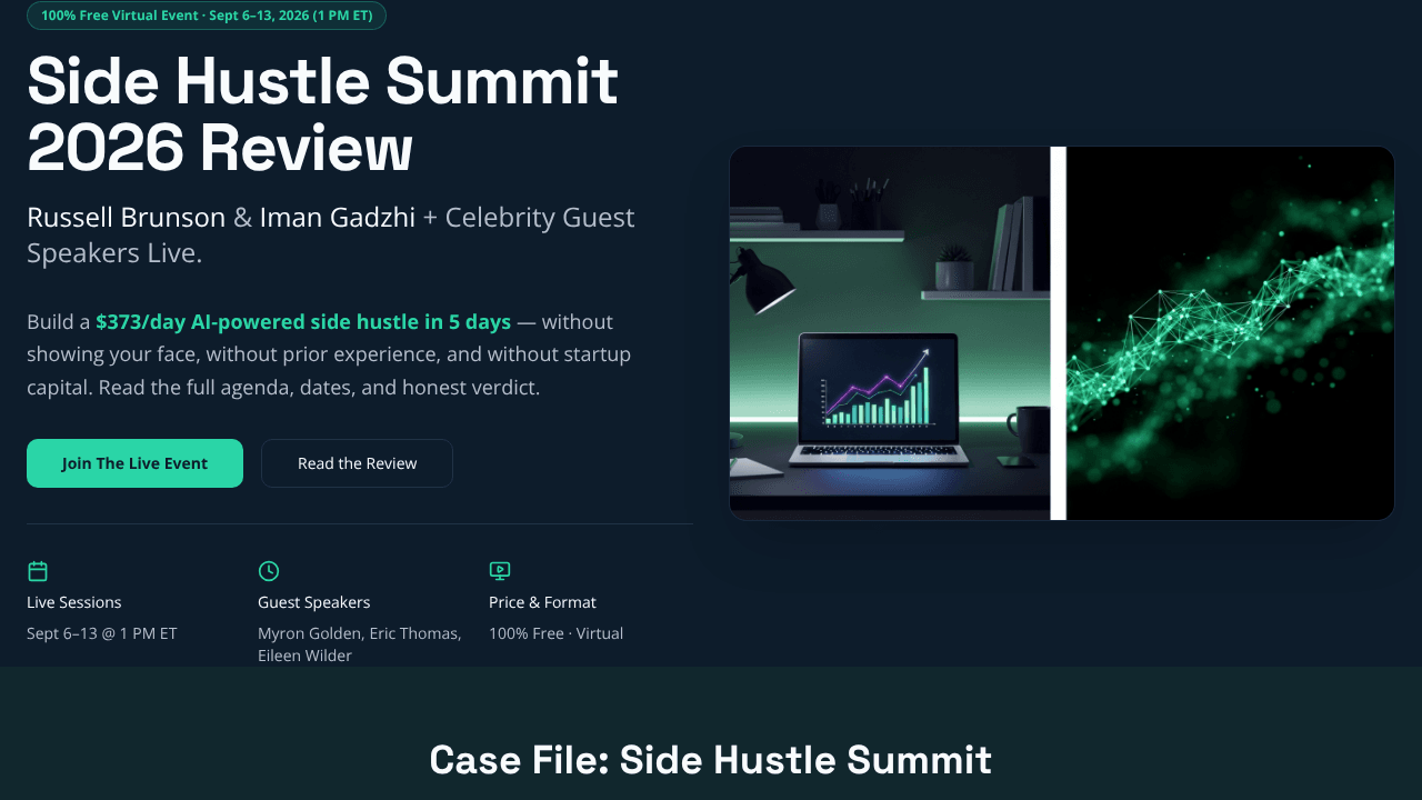 Side Hustle Summit Russell & Iman Gadzhi