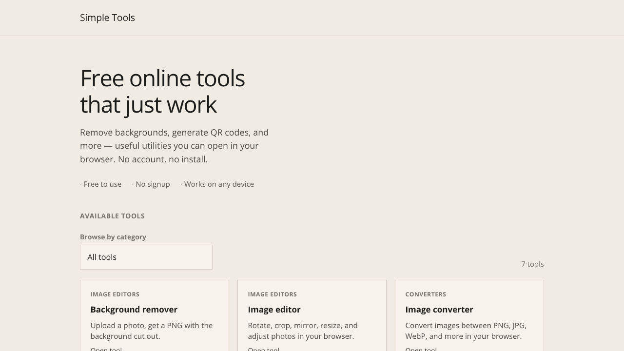 Simple Tools