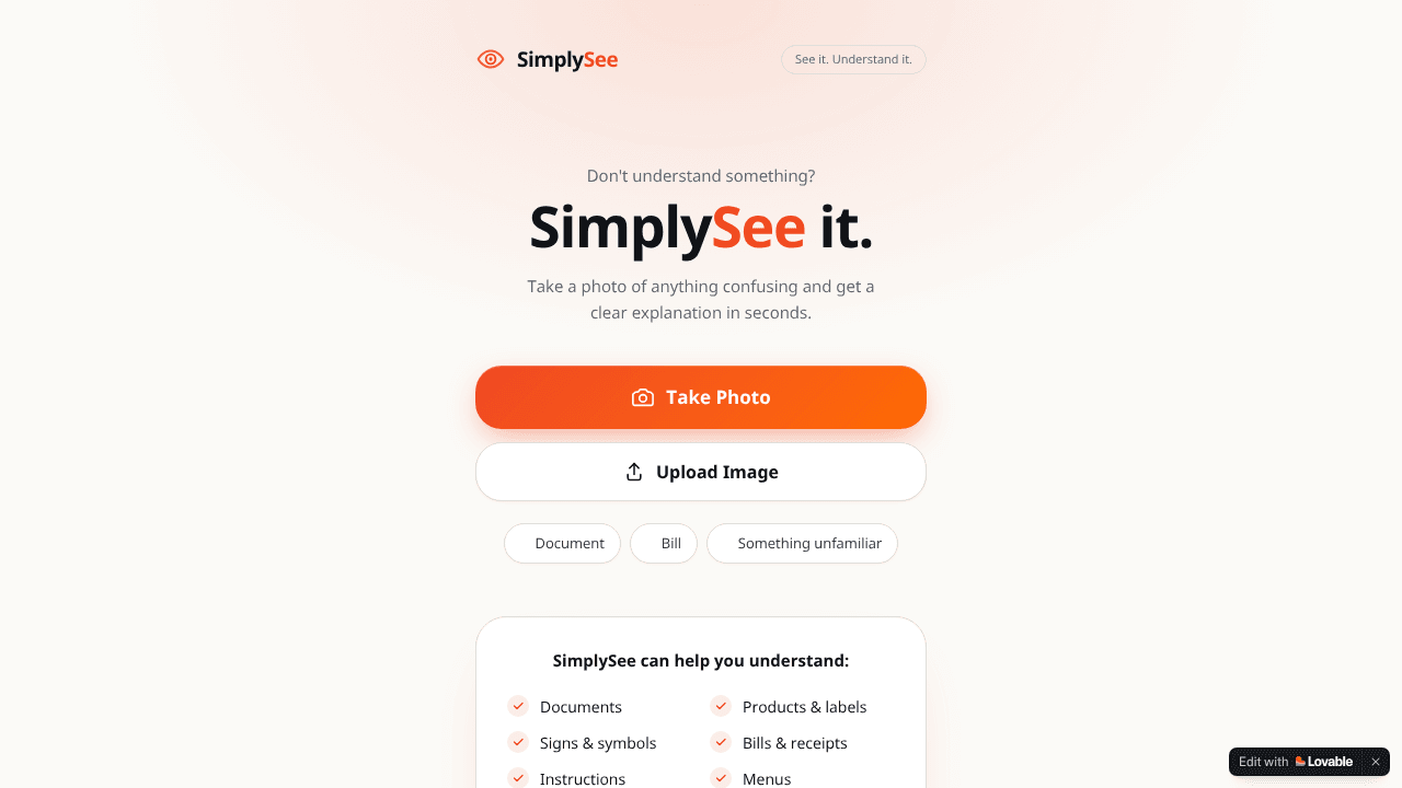 SimplySee — See it. Understand it.
