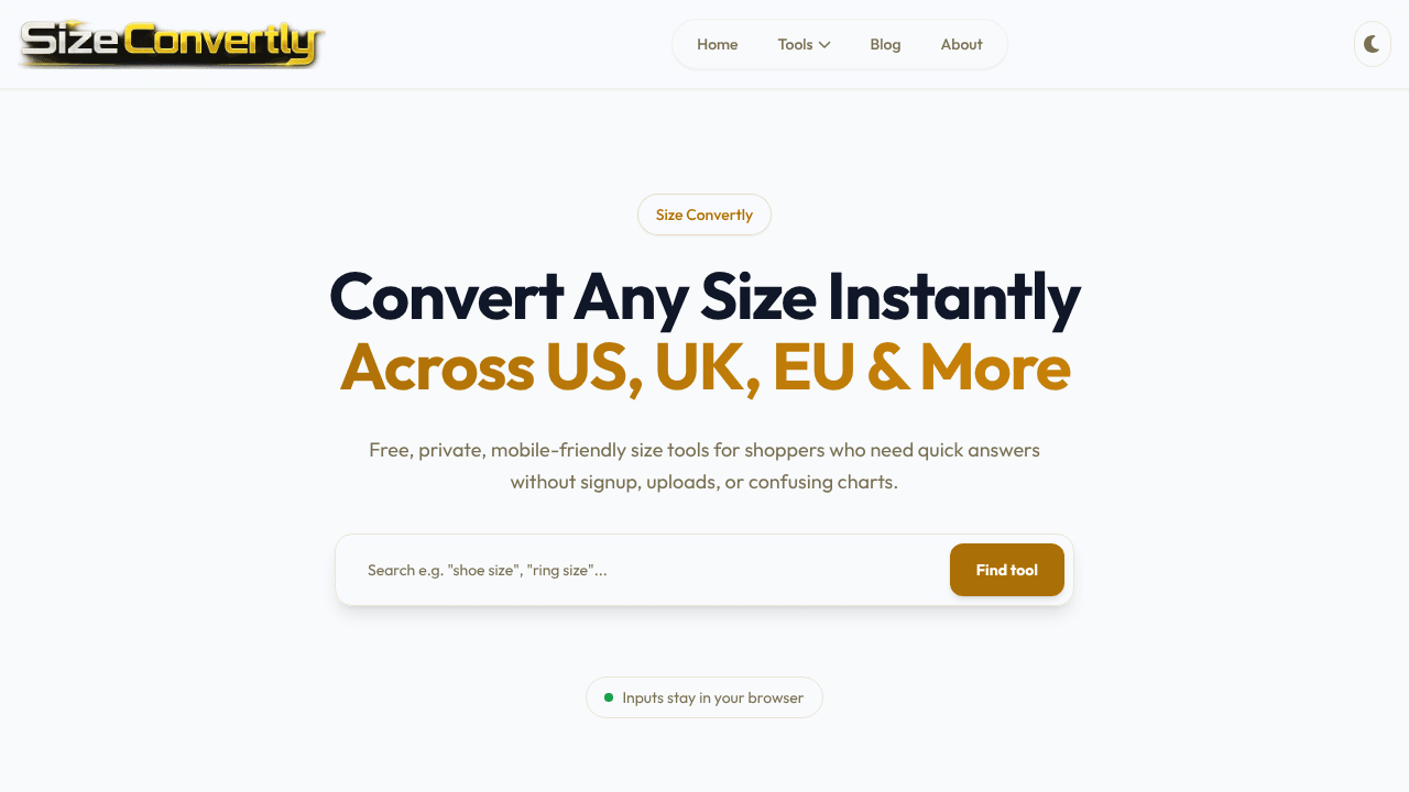 Size Convertly