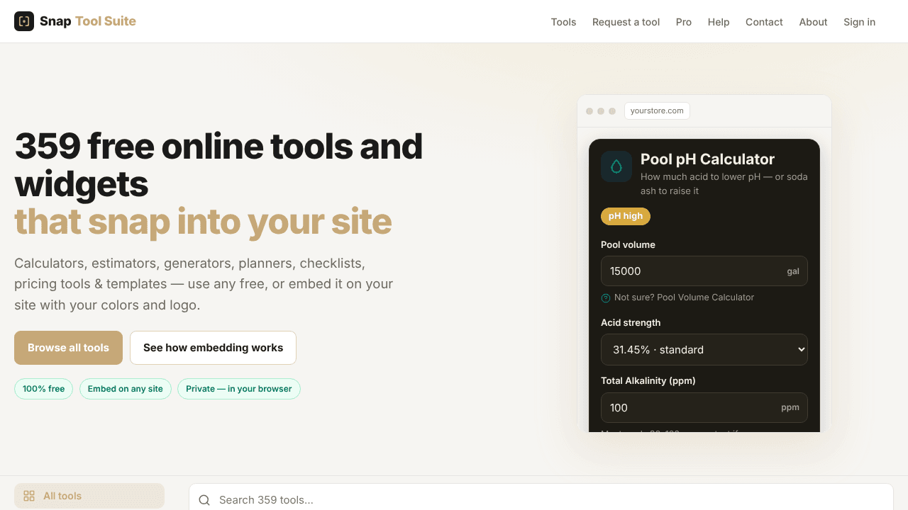 Snap Tool Suite