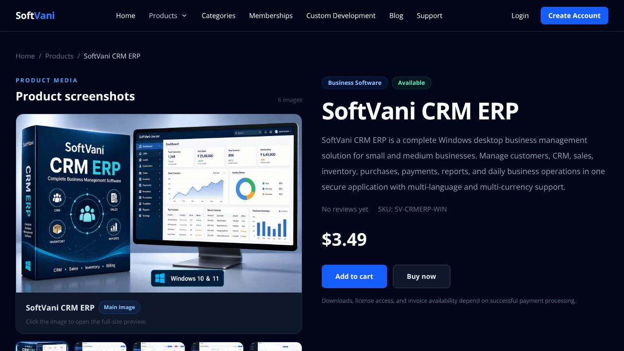 SoftVani CRM ERP