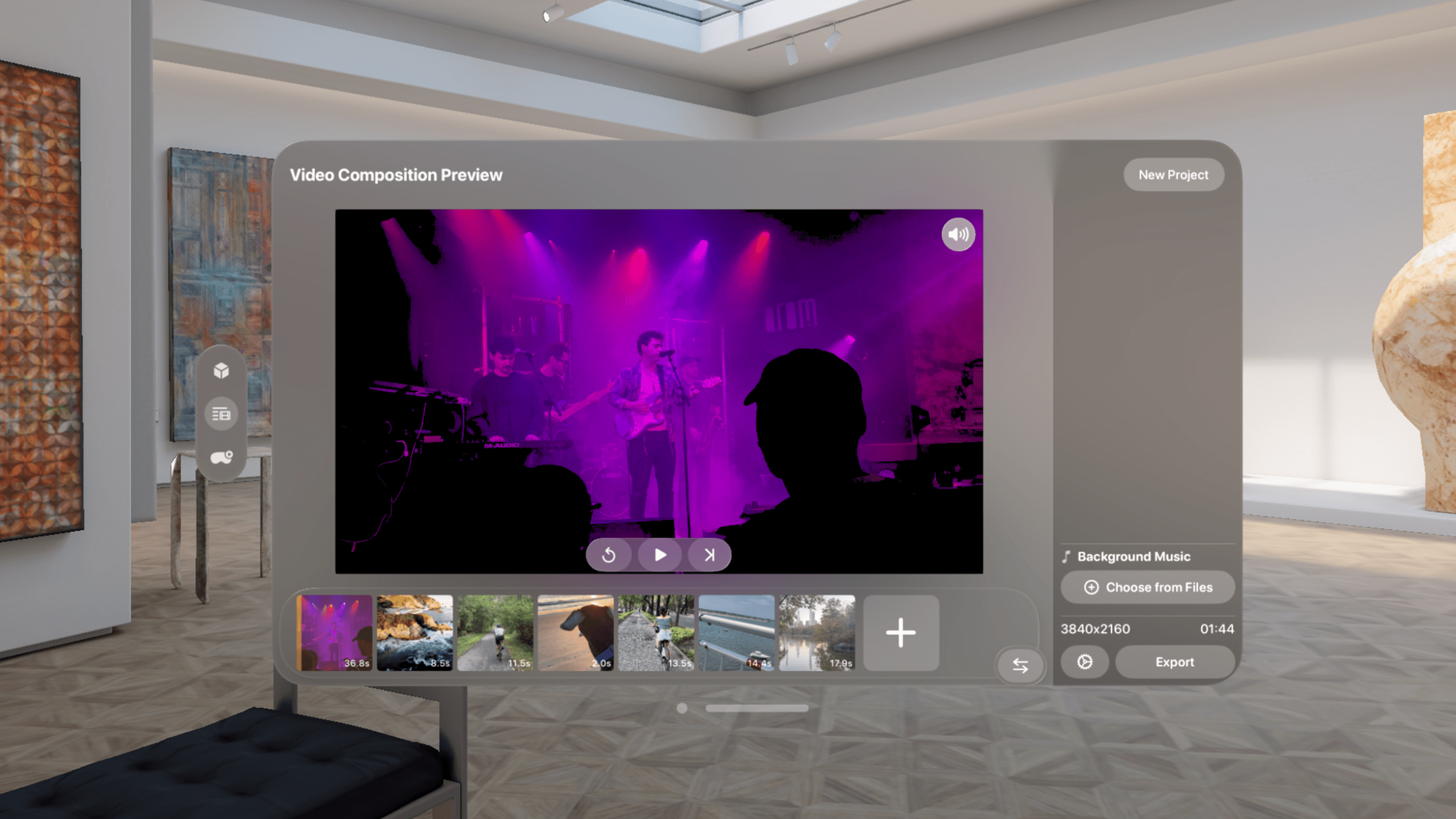 Spatial Video Editor for Vision Pro