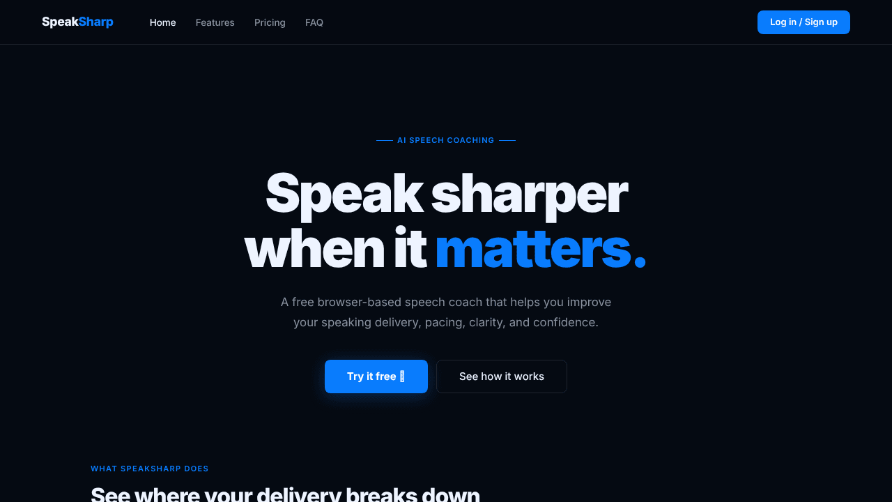 SpeakSharp