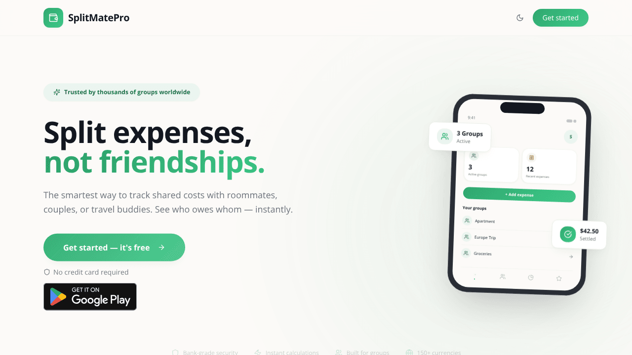 SplitMatePro