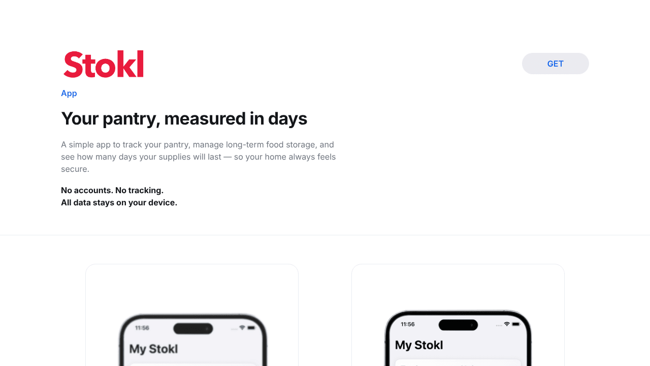 Stokl app