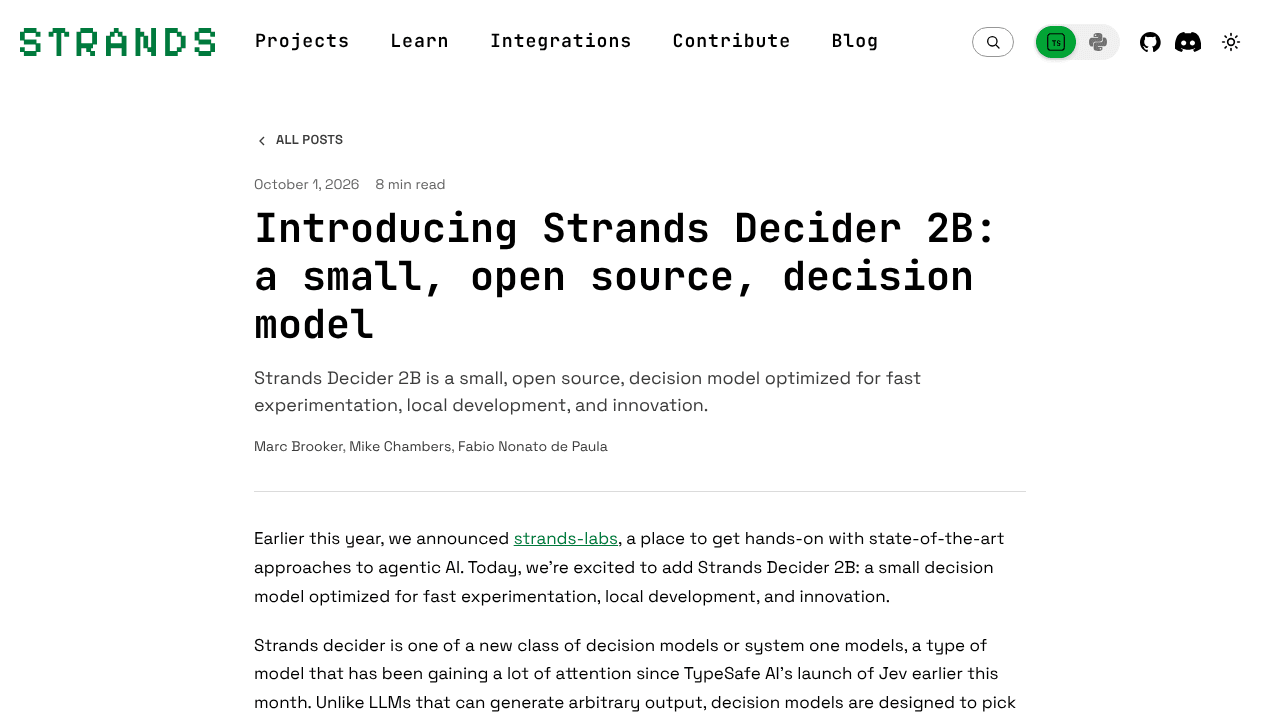 Strands Decider 2B