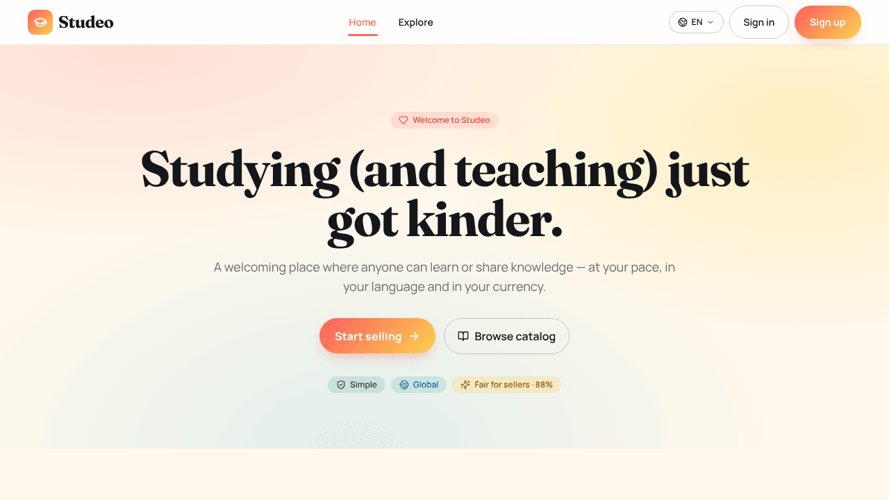 Studeo — Global Study Marketplace