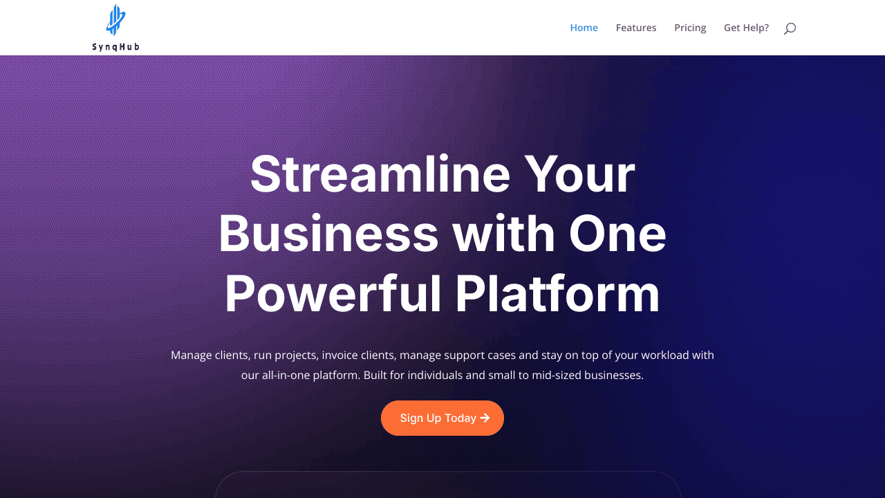 SynqHub - Connect. Collaborate. Succeed!