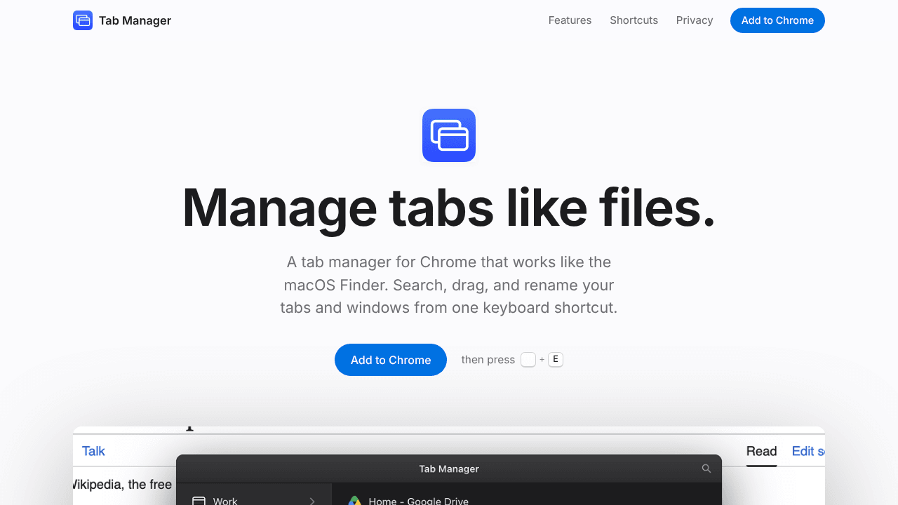 Tab Manager