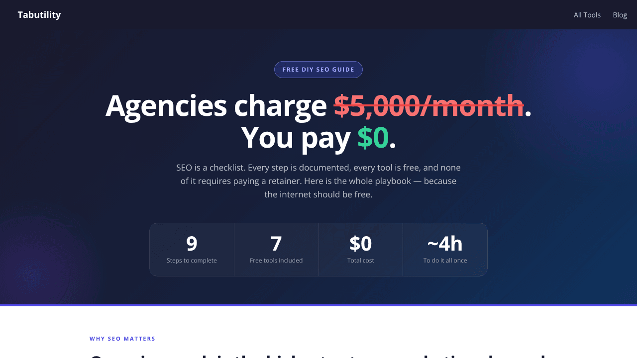 Tabutility