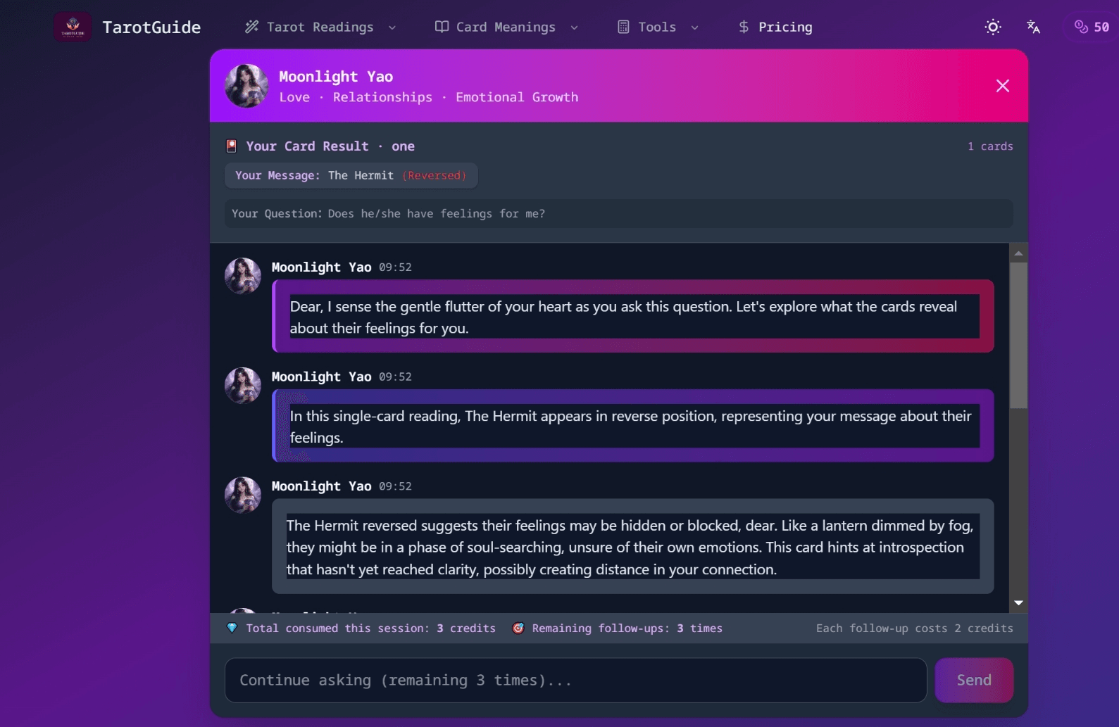 TarotGuide | AI Tarot Readers
