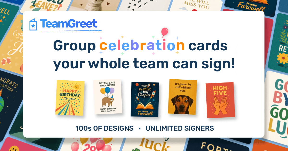 TeamGreet Group Cards