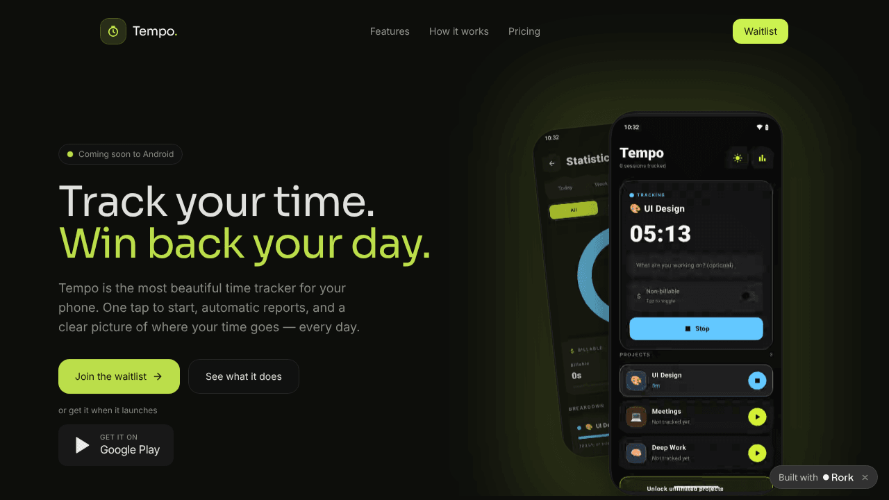 Tempo — Time Tracker 