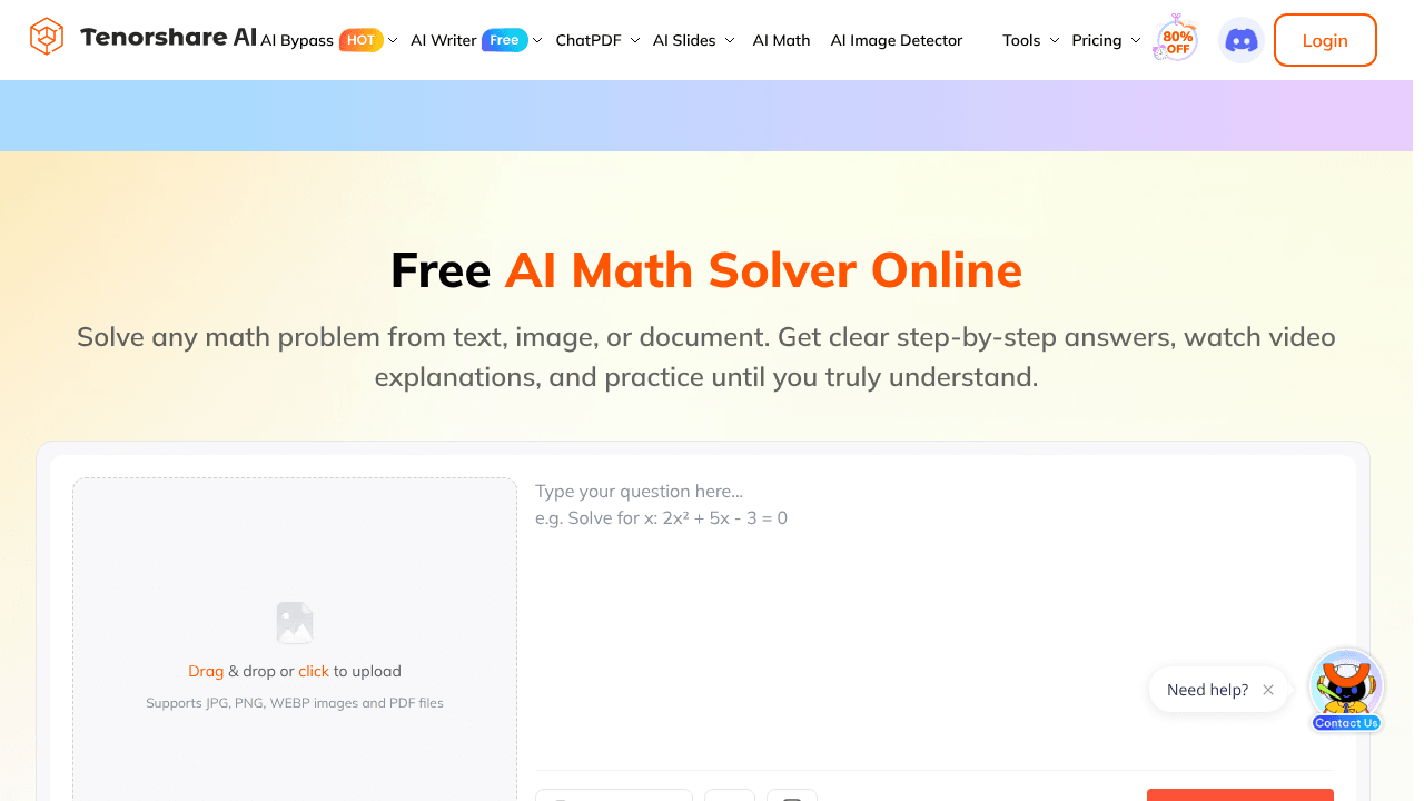 Tenorshare AI Math