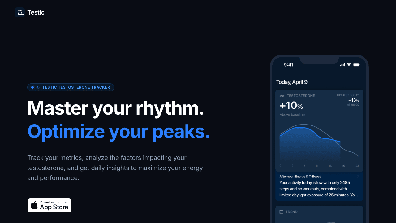 Testic - Testosterone Tracker