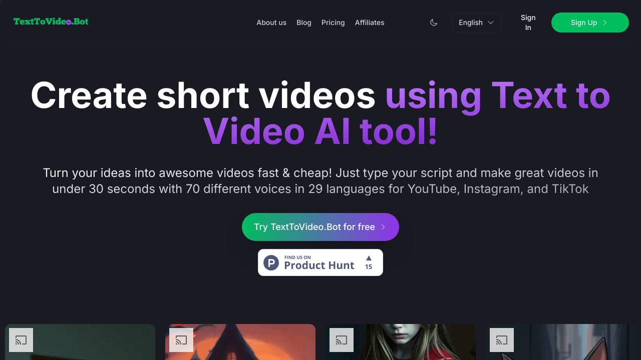 TextToVideo.Bot