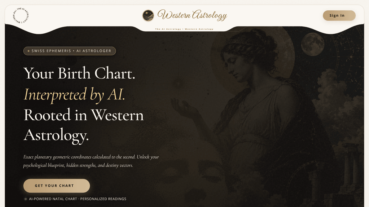The AI Astrology — Western Astrology