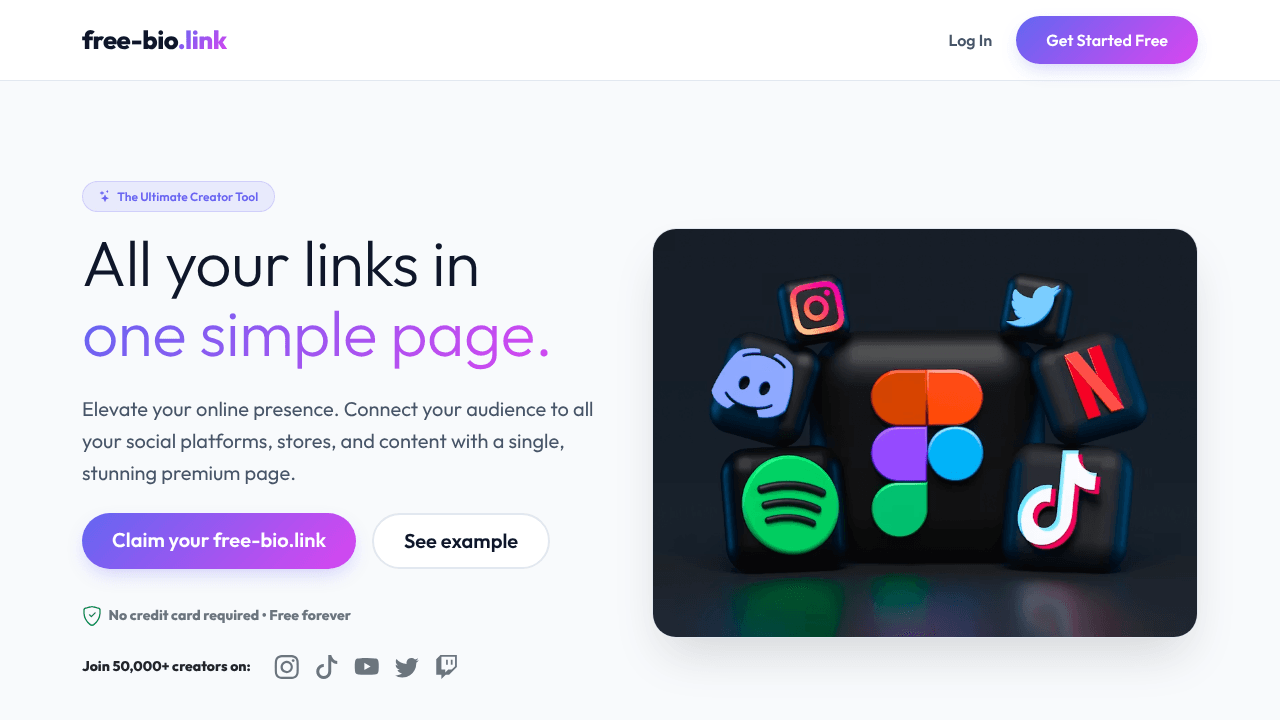 The Best Free Link in Bio Tool
