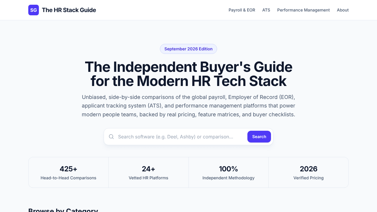 The HR Stack Guide