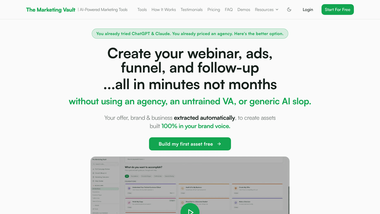 The Marketing Vault
