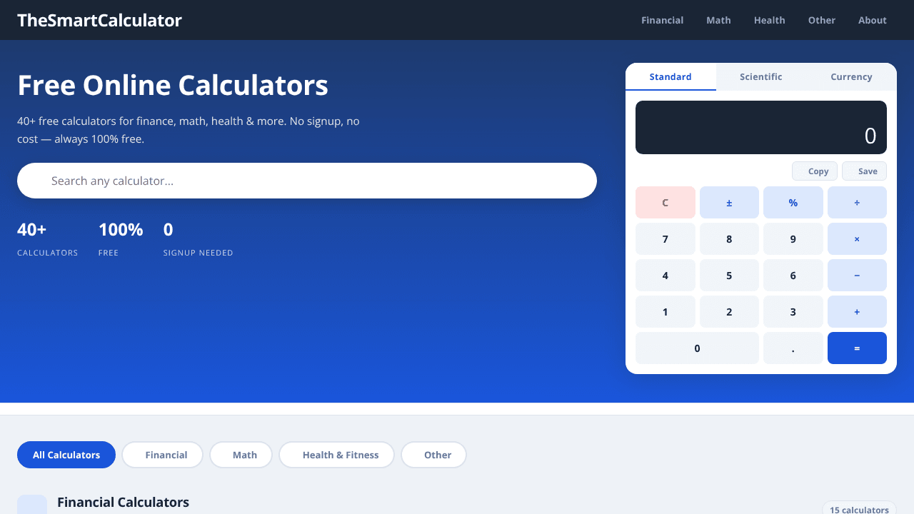TheSmartCalculator