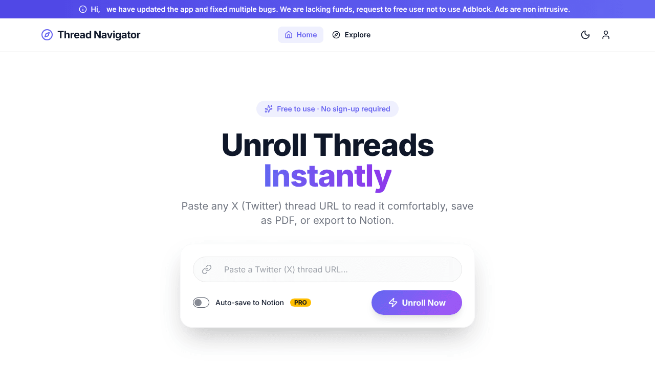 Thread Navigator